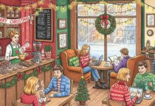 Starbucks Christmas cafe