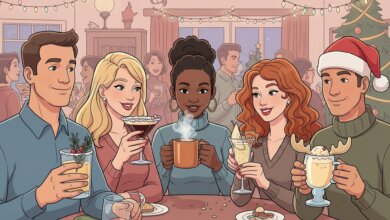 winter cocktails holiday drinks