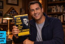 Rob Riggle discussing How to Win Friends and Influence People by Dale Carnegie