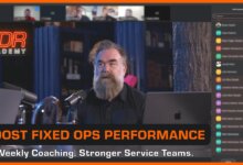 Service advisors participating in SDR Live Academy fixed ops coaching