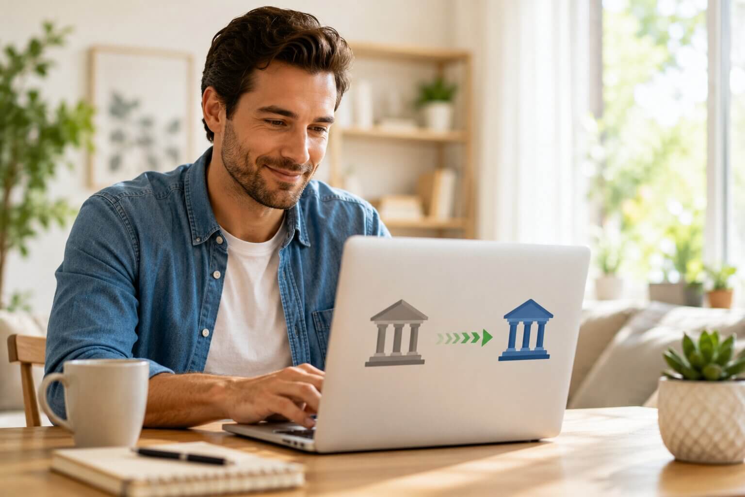 saver reviewing interest rates and inflation trends to decide when to switch savings accounts