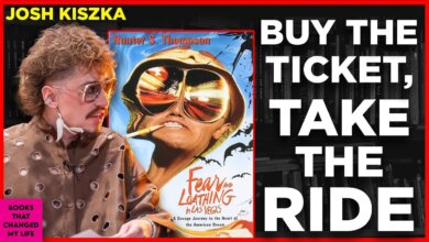 Josh Kiszka discussing Fear and Loathing in Las Vegas by Hunter S. Thompson
