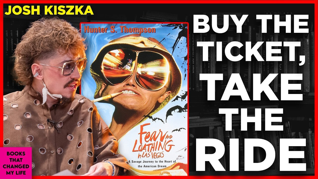 Josh Kiszka discussing Fear and Loathing in Las Vegas by Hunter S. Thompson